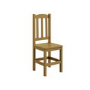 Ver imagem 3 de Conjunto Mesa Nogueira de Madeira Maciça 88x88 + 4 Cadeiras Madeira para Cozinha Sala de Jantar Sfa