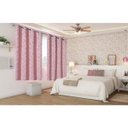 Ver imagem 4 de Cortina Semi Blackout Sala Quarto 1,70M x 2,80M Corta Luz Tecido Jacquard Rosê Casa Dona