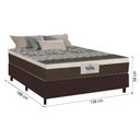 Ver imagem 3 de Cama Box Casal Colchão Molas Ensacadas Extreme 138x188x58cm Marrom Gazin