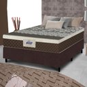 Ver imagem 2 de Cama Box Casal Colchão Molas Ensacadas Extreme 138x188x58cm Marrom Gazin