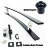 KIT PUXADOR PORTA PIVOTANTE ( NOVITÁ ) AÇO INOX PRETO + FECHADURA ROLETE PIVOTANTE PRETO +BATEDOR -  - 1
