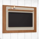 Ver imagem 1 de Painel para Tv até 60 Polegadas Monaco 1 Prateleira Cedro/off White - Casa D