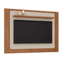 Ver imagem 2 de Painel para Tv até 60 Polegadas Monaco 1 Prateleira Cedro/off White - Casa D