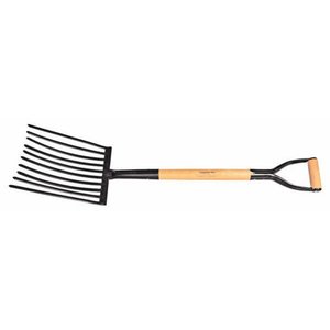 Forcado P/Cascalho 10D com Cabo 74Cm