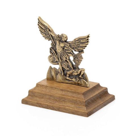 Adorno Pedestal de Mesa São Miguel Arcanjo Fornecedor 1 F1-ct17-173-2