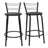 Kit 2 Banquetas para Bancada Flórida Preta 60cm Cozinha Gourmet Balcão Ilha Piscina Área de Lazer - 1