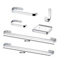 Ver imagem 2 de Suporte Kit de Banheiro 6 Peças com Porta Tolha Banho 60 Cm