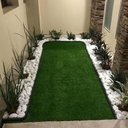Ver imagem 5 de Rolo de Grama Sintética Artificial de 8mm 50m² Vendida em Rolo Formaco Decor Verde/Escuro
