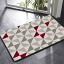 Ver imagem 1 de Capacho Grafismos para Entrada 45cm x 75cm Antiderrapante Casa Dona