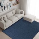 Ver imagem 2 de Tapete Sisal Sala Quarto Antiderrapante Riviere Moselle:Moselle Azul/1,00x1,50m