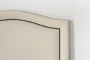 Ver imagem 3 de Cabeceira Solteiro Curva 90x60cm Courino Off White - Fumê