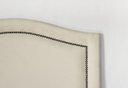 Ver imagem 3 de Cabeceira Solteiro Curva 90x60cm Suede Off White - Fumê