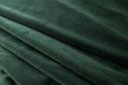 Ver imagem 4 de Cabeceira Solteiro Curva 90x60cm Veludo Verde - Tachas Fumê