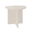 Ver imagem 5 de Mesa Lateral Elegante para Sala de Estar com Estilo Contemporaneo Off White Artely Delta