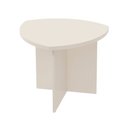Ver imagem 3 de Mesa Lateral Elegante para Sala de Estar com Estilo Contemporaneo Off White Artely Delta