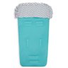 Capa de Carrinho Bebê 100% Algodão - Chevron Tiffany - 1