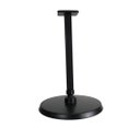 Ver imagem 2 de Ducha Redonda Preto Fosco 21 Cm em Abs C/ Cano de Teto 24 Cm