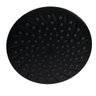 Ducha Redonda Preto Fosco 21 Cm em Abs C/ Cano de Teto 24 Cm - 4