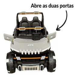 Carro Elétrico Utv 12v Infantil Buggy Quadriciclo Controle Bluetooth Usb Brinqway Bw-277 Som Luzes C - 3