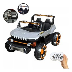 Carro Elétrico Utv 12v Infantil Buggy Quadriciclo Controle Bluetooth Usb Brinqway Bw-277 Som Luzes C - 1