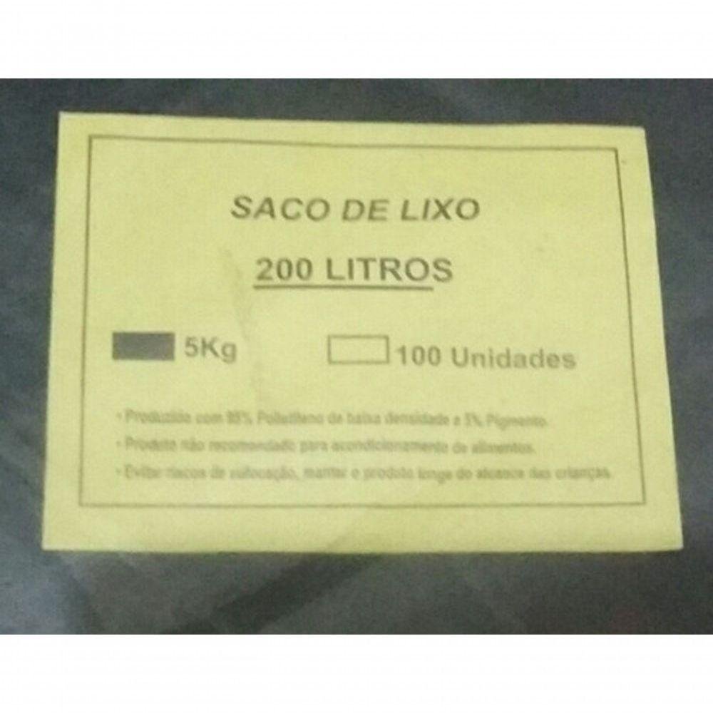 Saco de Lixo 200 Litros Extra Reforçado 5kg - 4