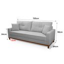 Ver imagem 4 de Sofá Living Malibu 1,50m Bouclê - King House