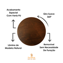 Ver imagem 7 de Prato Giratório Sobrepor Servir Mesa de Jantar Castanho 70 Cm