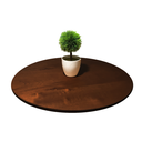 Ver imagem 2 de Prato Giratório Sobrepor Servir Mesa de Jantar Castanho 70 Cm