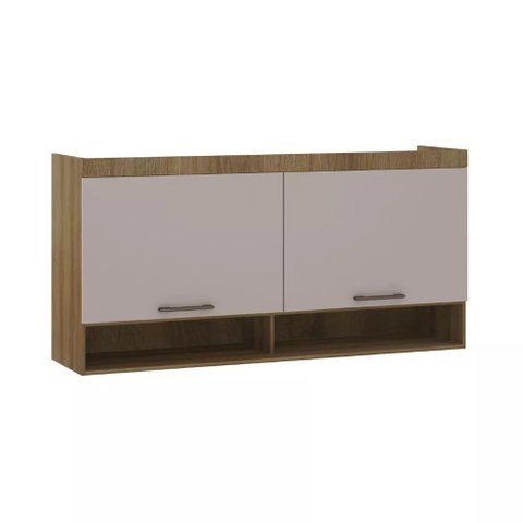 Guarda-roupa Modulado 165cm Aéreo 2 Portas Basculantes Paris Luciane