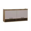 Ver imagem 1 de Guarda-roupa Modulado 165cm Aéreo 2 Portas Basculantes Paris Luciane