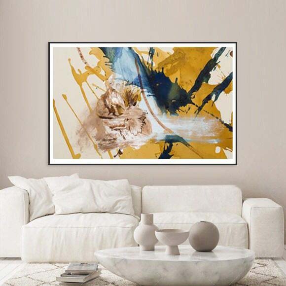 Jogo de Quadros Decorativos Uno Molduras Marília Pintura - 40cm Largura x 60cm Altura - Preto - 1