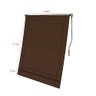 Toldo Cortina - 3,00m x 2,75m - Chocolate DF - 2