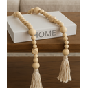 Ver imagem 3 de Enfeite Decorativo Colar de Mesa Madeira - 73 Cm