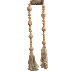 Enfeite Decorativo Colar de Mesa Madeira - 73 Cm