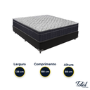Ver imagem 3 de Cama Box Casal Preto e Colchão Airtech 150 D45 Ortobom