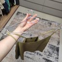 Ver imagem 6 de 50 Cabides Transparente Loja de Roupa com Cava Vestido Alça Adulto Cinquetti