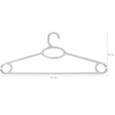 Ver imagem 3 de 50 Cabides Transparente Loja de Roupa com Cava Vestido Alça Adulto Cinquetti