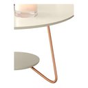 Ver imagem 3 de Conjunto Mesinha Centro + Lateral Várias Cores Ej 55 Off White