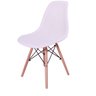 Kit 4 Cadeiras Design Charles Eames Eiffel Furadinha Cor: Branca - 3