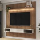 Ver imagem 2 de Painel Suspenso Tv 75 Pol 183 Cm 4622 Cinamomo Off White Arly