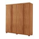 Ver imagem 2 de Guarda Roupa Casal Severo 100% MDF 4 Portas e 2 Gavetas com Pés Yescasa