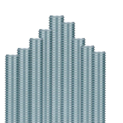 Kit 10 Barra Roscada Zincada de 1 Metro Unc Stein 5/16