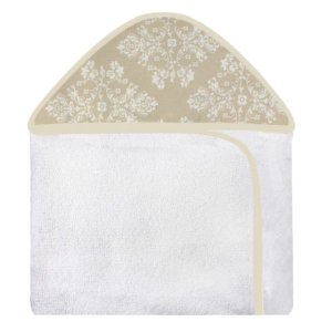 Toalha Estampada com Capuz para Bebê 100 Algodão - Provençal Dourado