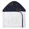 Toalha Estampada com Capuz para Bebê 100 Algodão - Nobreza Marinho - 1