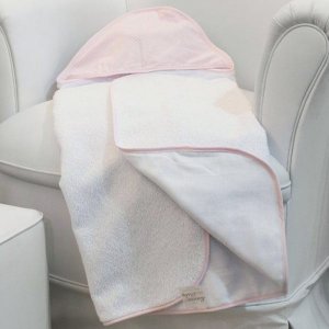 Toalha Estampada com Capuz para Bebê 100 Algodão - Ursa Realeza Poá