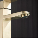 Ver imagem 3 de Torneira Lavabo Monocomando Banheiro Dourada Misturador S304 - Brinovar