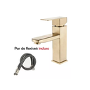 Ver imagem 5 de Torneira Lavabo Monocomando Banheiro Dourada Misturador S304 - Brinovar