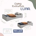 Ver imagem 7 de Cama Evolutiva Solteiro 2 em 1 Luna - Reller - Rosa Fosco