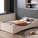 Ver imagem 2 de Cama Evolutiva Solteiro 2 em 1 Luna - Reller - Rosa Fosco