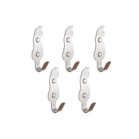 Kit 5 Ganchos Decorativo de Parede Pendurador Bolsa G.c Fs